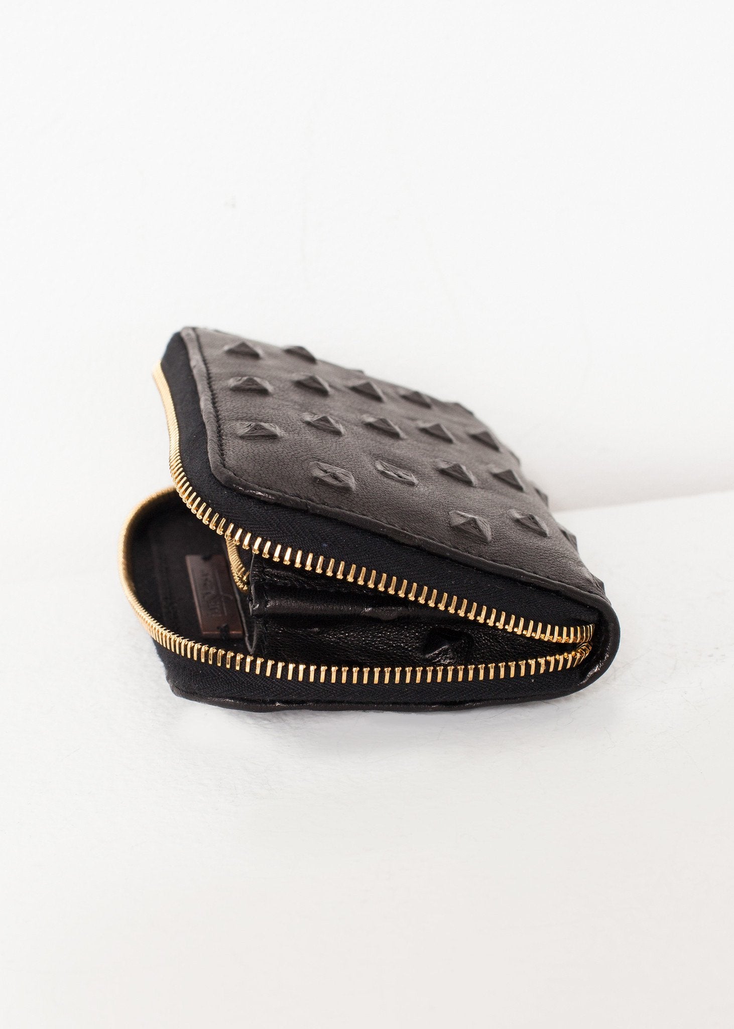 Elodie Leather Wallet in Black