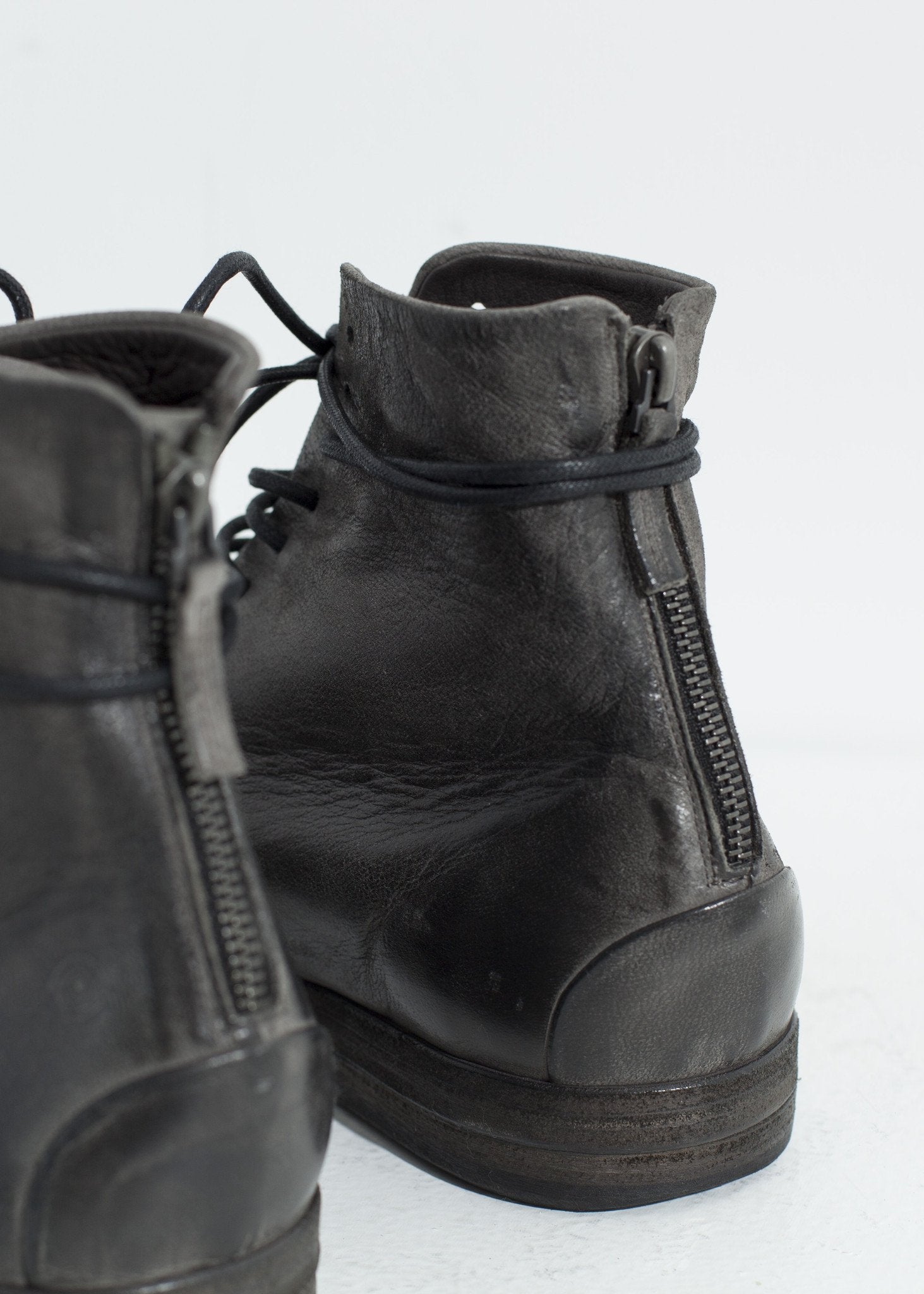 Listello Lace-Up Boot in Slate Grey
