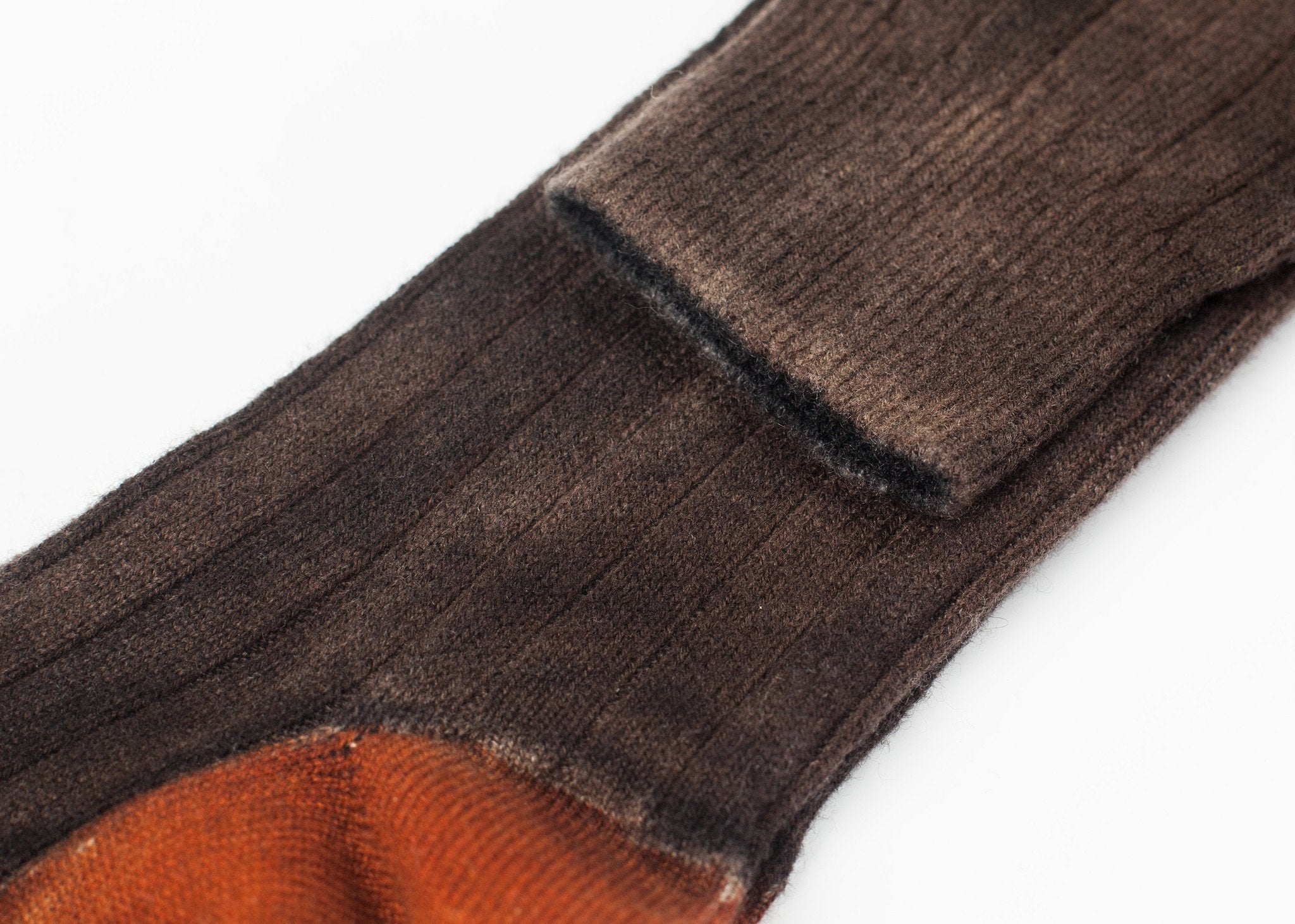 Cashmere Knit Sock in Bronze